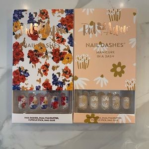 Floral Red Aspen Nail bundle